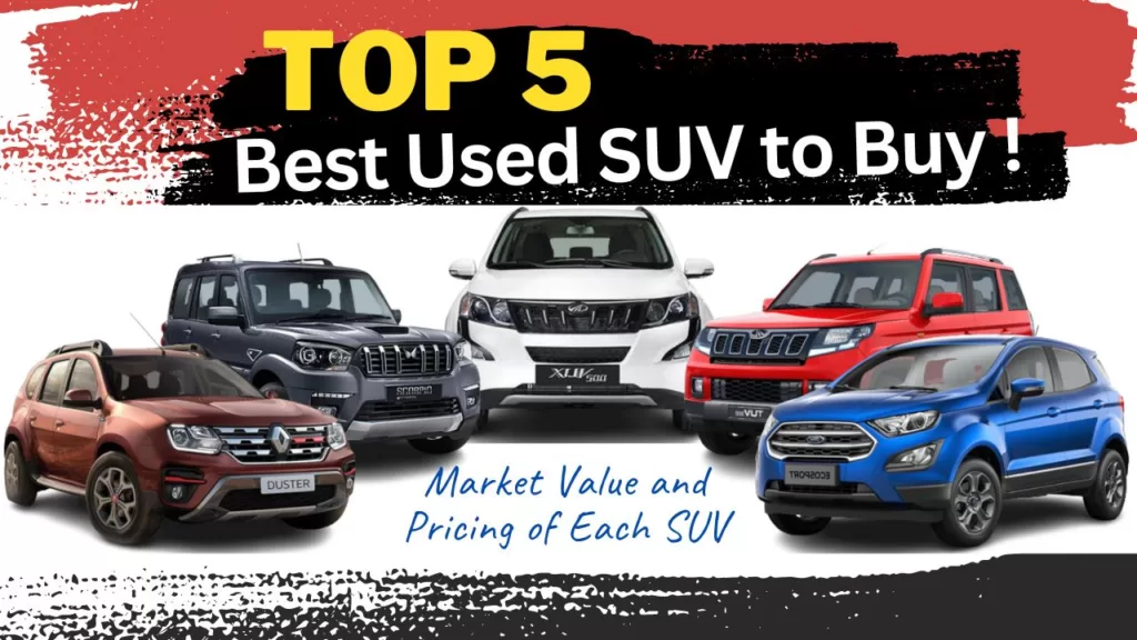 Best Used SUV to Buy in India
