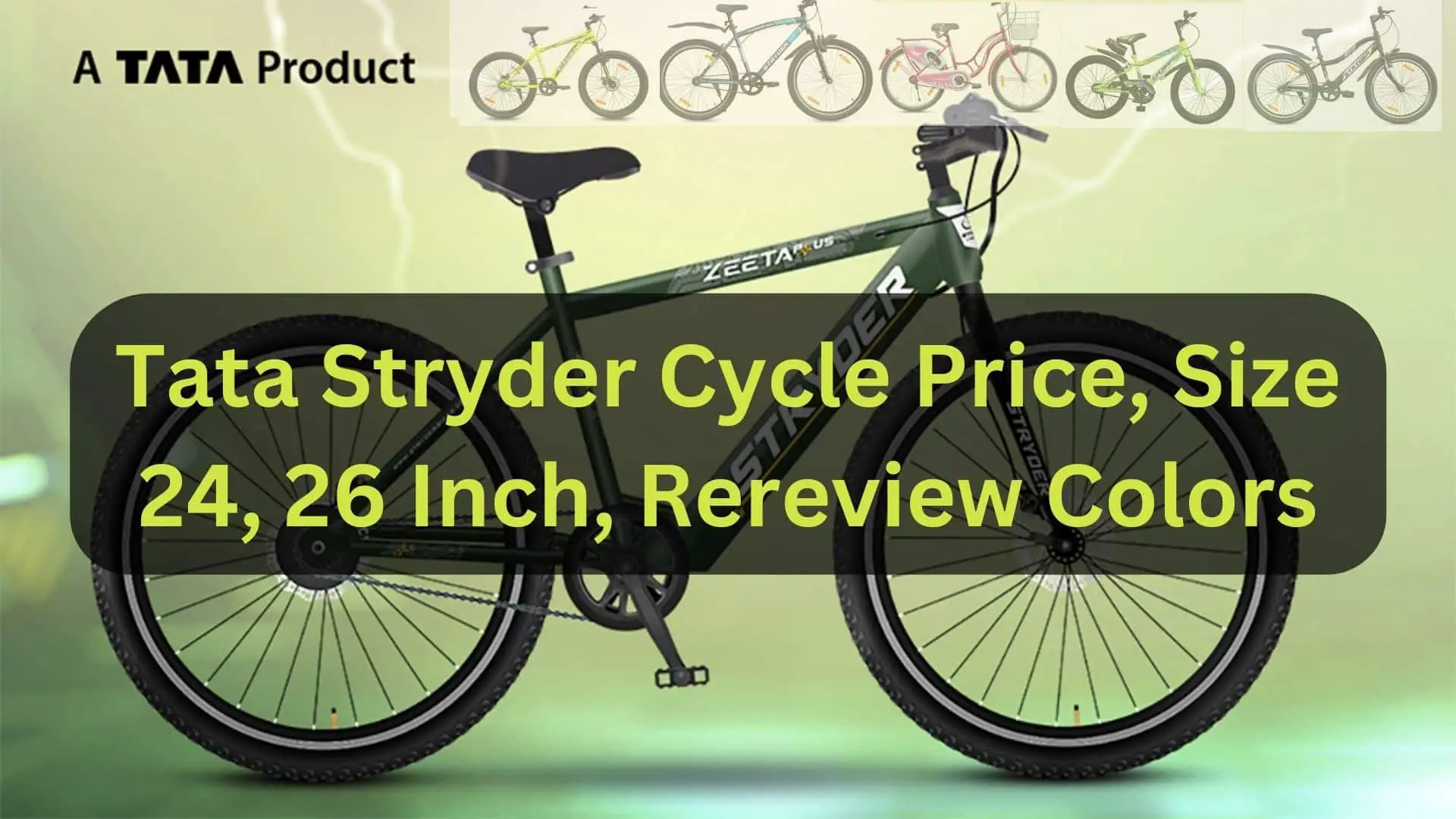 2023 Best Tata Stryder Cycle Price, Size 24, 26 Inch,