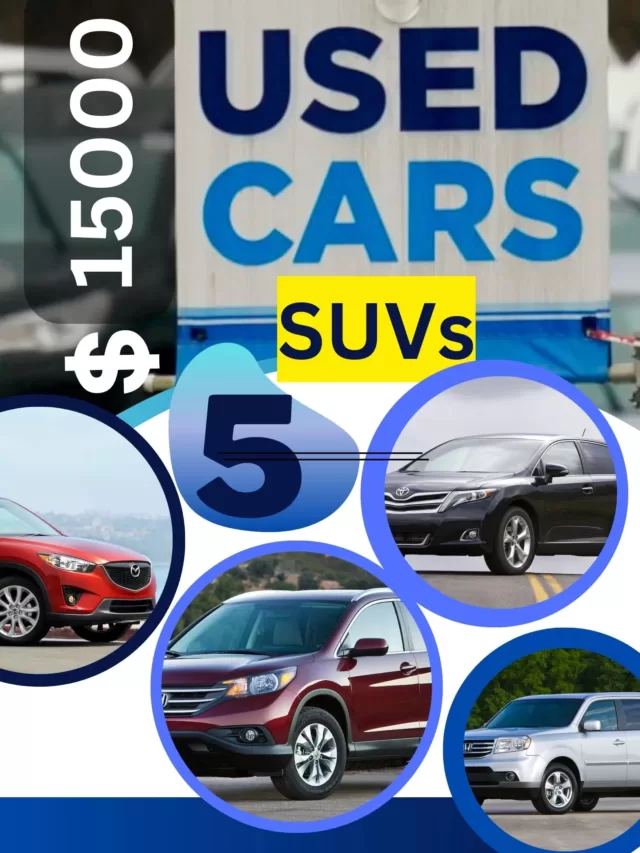 5 Best Used SUVs Under $15,000